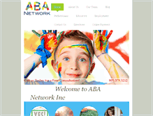 Tablet Screenshot of aba-network.com